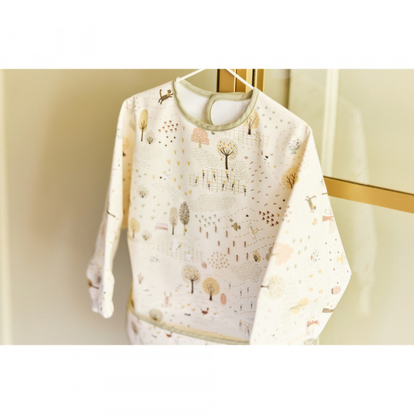 Bavoir manches longues imperméable teddy bear Jollein