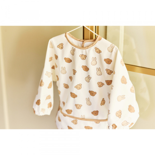 Bavoir manches longues imperméable teddy bear Jollein