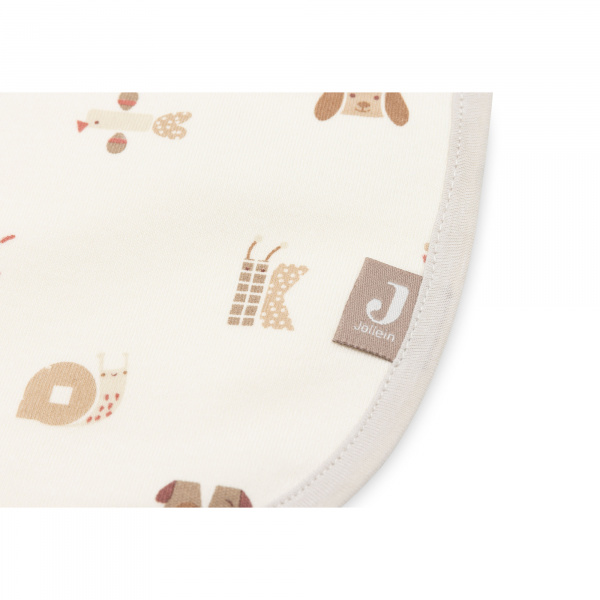 Lot de 5 bavoirs imperméables forest animals Jollein