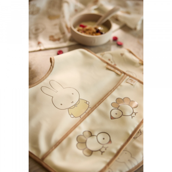 Lot de 2 bavoirs imperméables miffy family farm Jollein