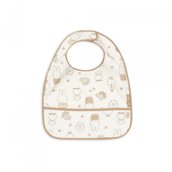 Lot de 2 bavoirs imperméables miffy family farm Jollein