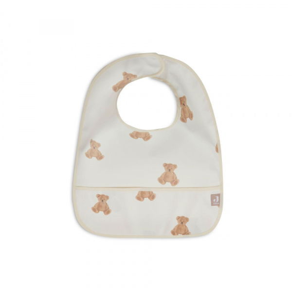 Lot de 2 bavoirs imperméables animaux nougat Jollein