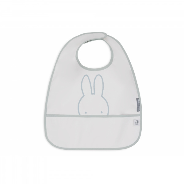 Lot de 2 bavoirs imperméables miffy peekaboo sea green Jollein