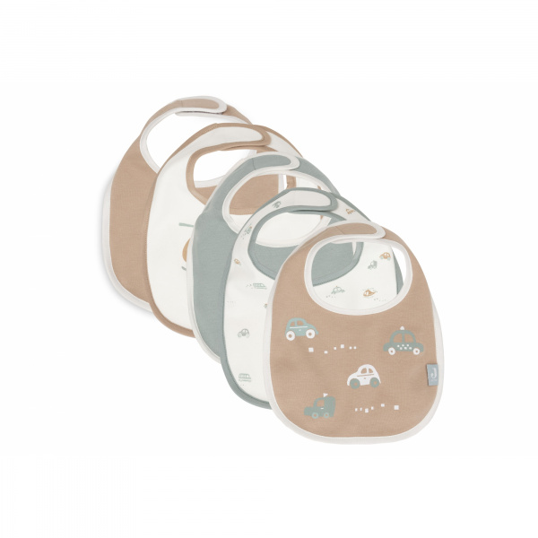 Lot de 5 bavoirs imperméables forest animals Jollein