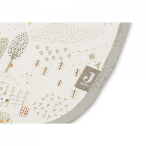 Lot de 5 bavoirs imperméables forest animals Jollein