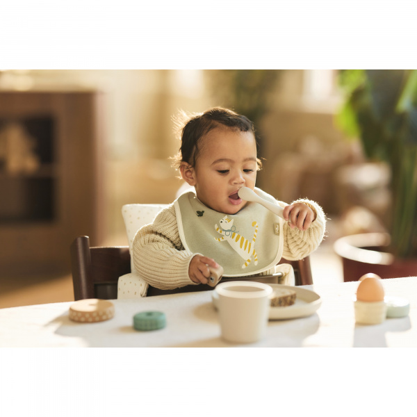 Lot de 5 bavoirs imperméables forest animals Jollein