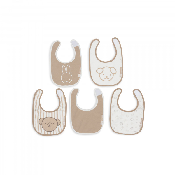 Lot de 5 bavoirs imperméables forest animals Jollein