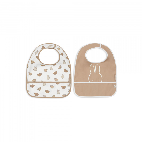 Lot de 2 bavoirs imperméables miffy and friends Jollein