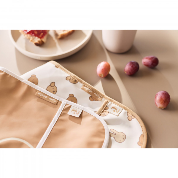 Lot de 2 bavoirs imperméables miffy and friends Jollein