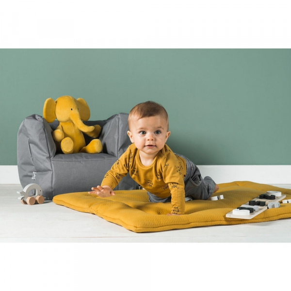 Fauteuil enfant imperméable bean bag storm grey Jollein