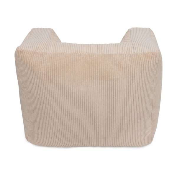 Fauteuil enfant velours côtelé corduroy naturel Jollein