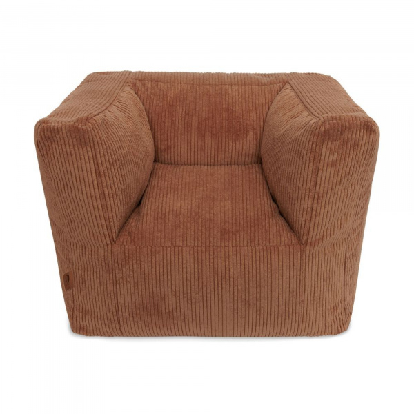 Fauteuil enfant velours côtelé corduroy caramel Jollein