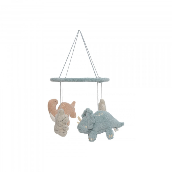 Pack support mobile bébé bois + mobile d’éveil bébé roarsome Jollein