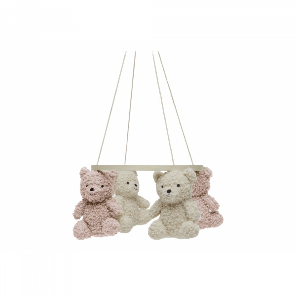 Mobile d'éveil bébé teddy bear naturel et biscuit Jollein