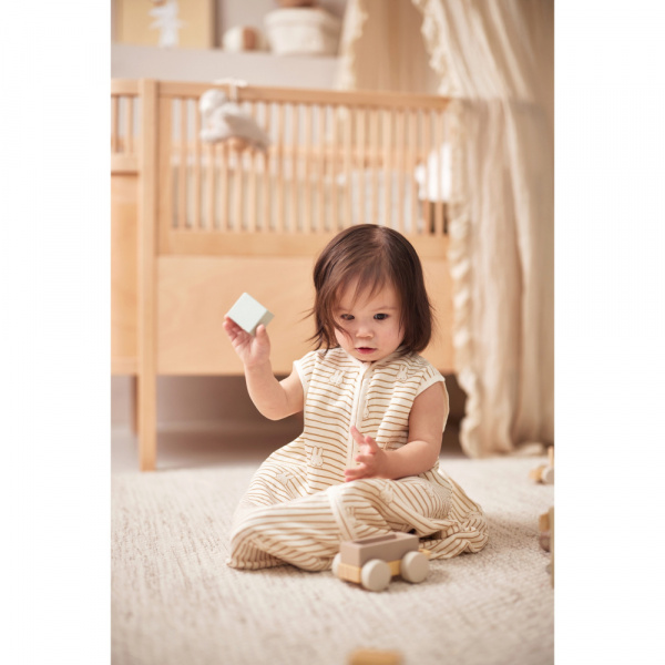 Gigoteuse été gaze de coton miffy stripe biscuit 3-6 mois Jollein