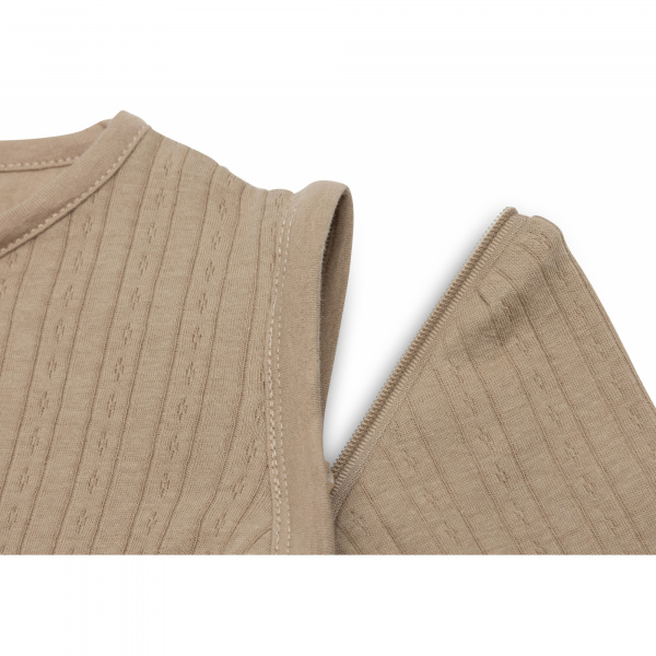 Gigoteuse légère à manches amovibles ajour biscuit 0-3 mois Jollein