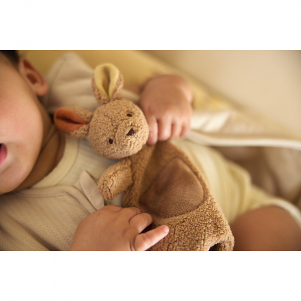 Doudou attache sucette kangaroots Jollein