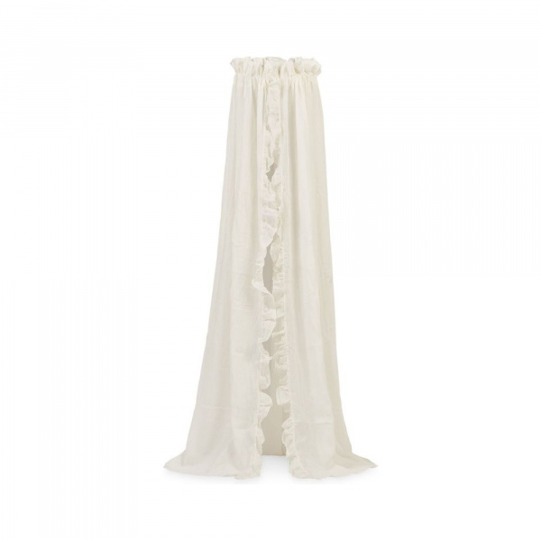 Ciel de lit vintage 155 cm ruffle ivoire Jollein