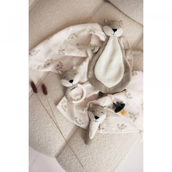 Attache sucette renard Jollein