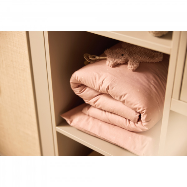 Attache sucette teddy bear wild rose Jollein