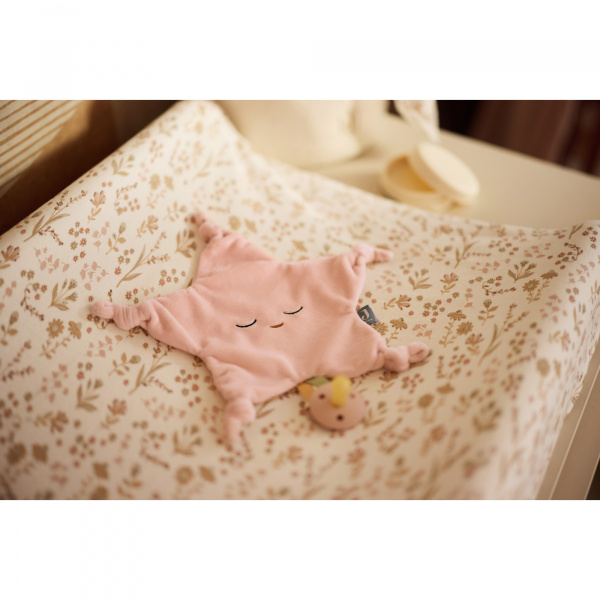 Attache sucette étoile wild rose Jollein