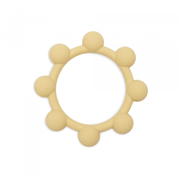 Anneau de dentition silicone bébé sun vanilla Jollein