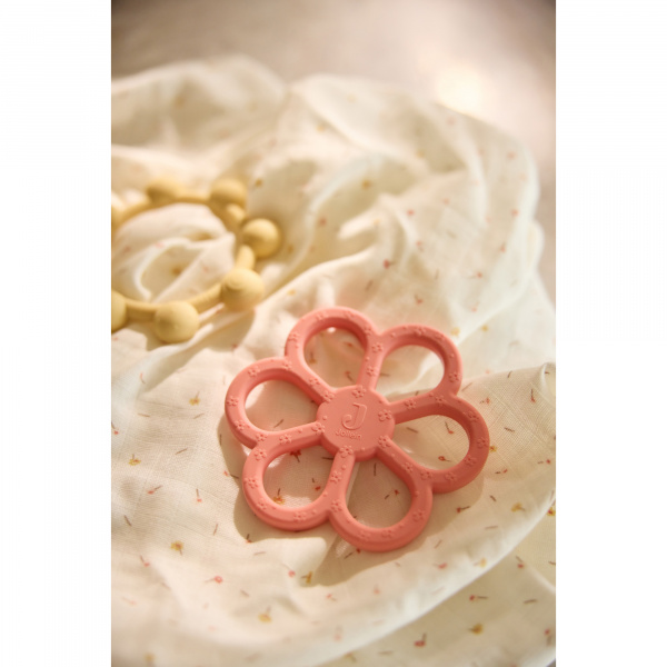 Anneau de dentition silicone bébé sun vanilla Jollein