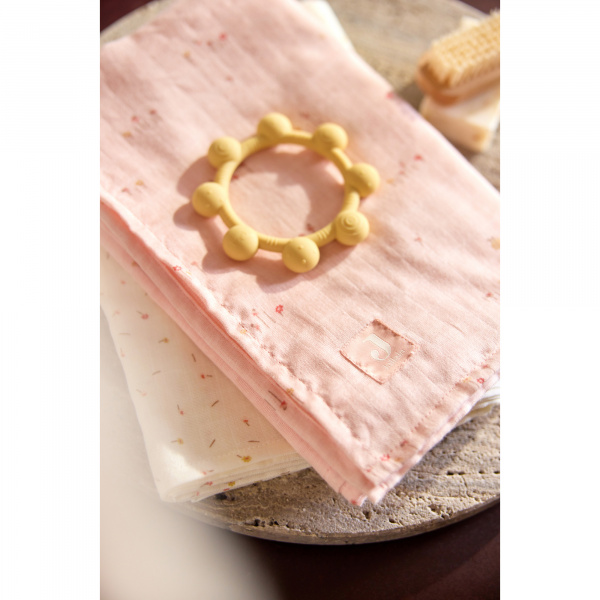 Anneau de dentition silicone bébé sun vanilla Jollein