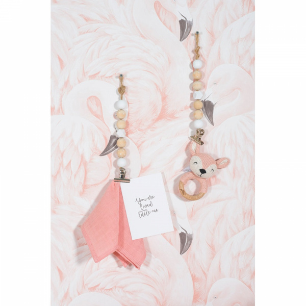 Anneau de dentition deer pale pink Jollein