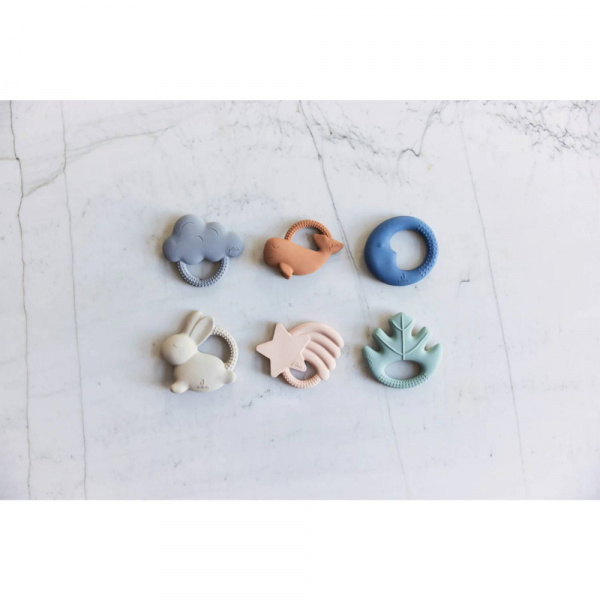 Anneau de dentition caoutchouc lapin Jollein