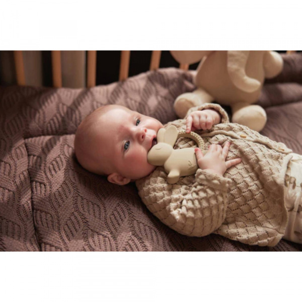 Anneau de dentition caoutchouc lapin Jollein