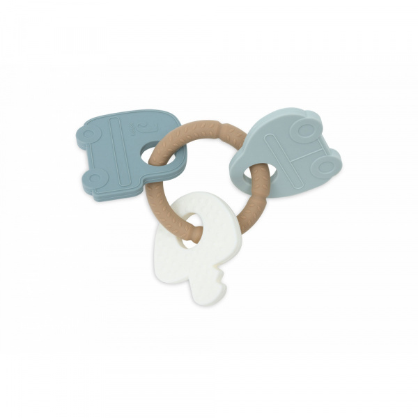 Anneau de dentition porte-clé silicone on the go Jollein