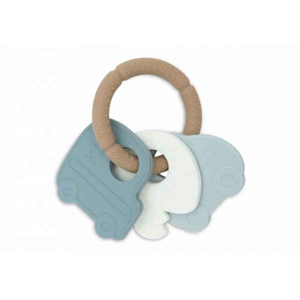 Anneau de dentition porte-clé silicone on the go Jollein