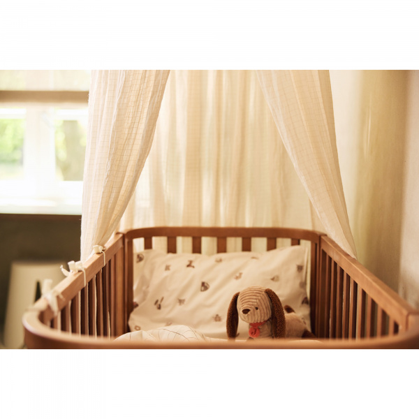 Ciel de lit vintage 245 cm chestnut Jollein