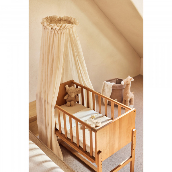 Ciel de lit vintage 155 cm cosy check sand Jollein