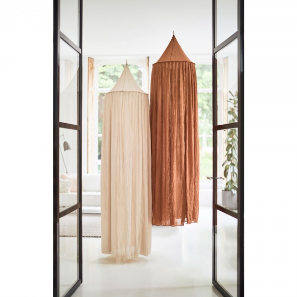 Ciel de lit vintage 245 cm chestnut Jollein