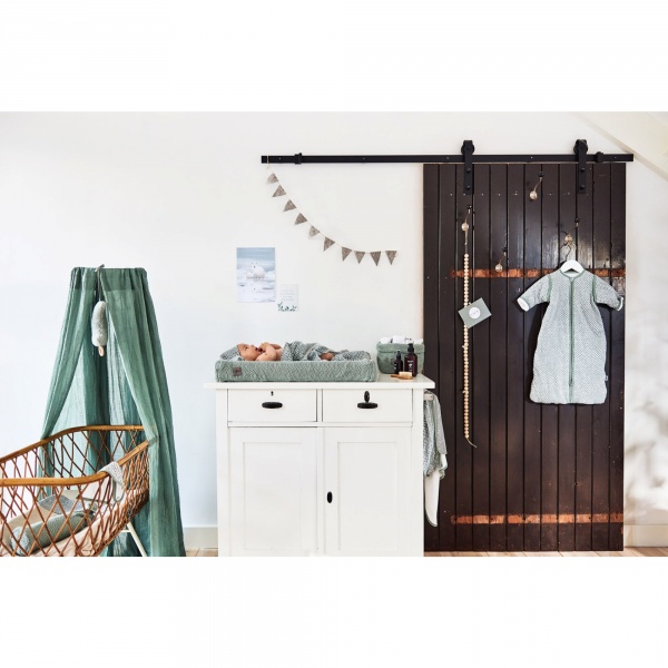 Ciel de lit vintage 155 cm ash green Jollein