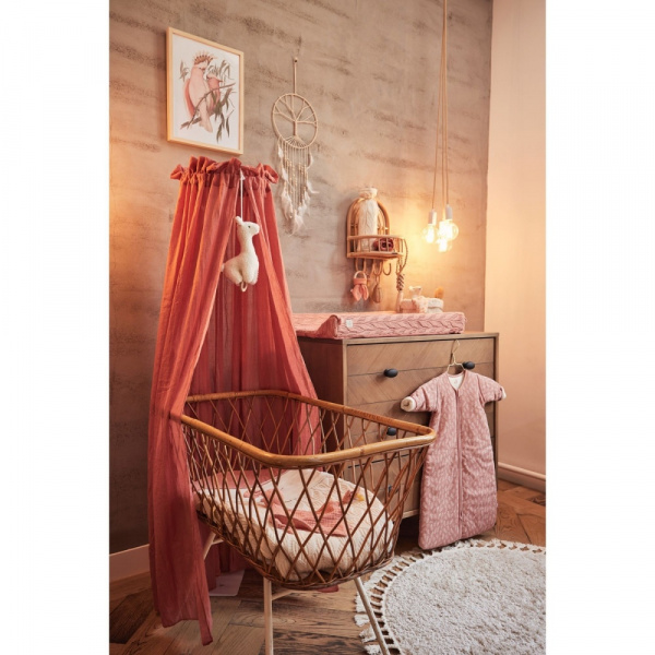 Ciel de lit vintage 155 cm rosewood Jollein