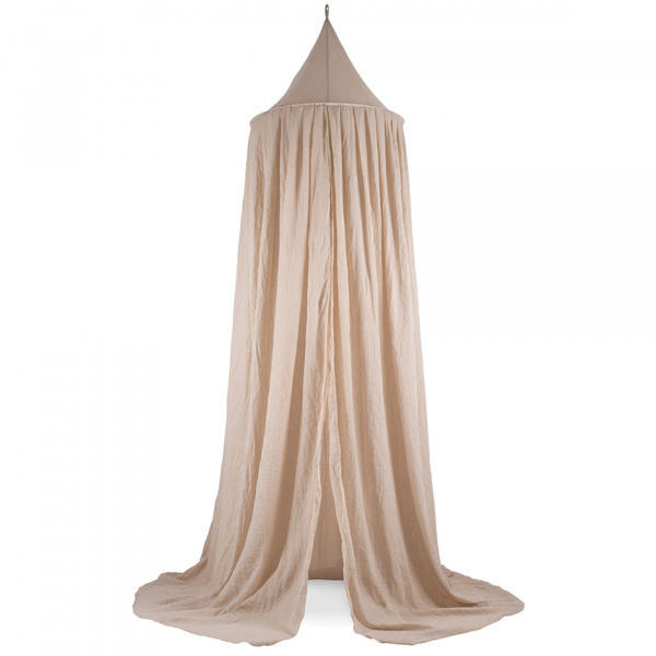 Pack ciel de lit vintage 245 cm nougat + flèche de lit messing gold Jollein