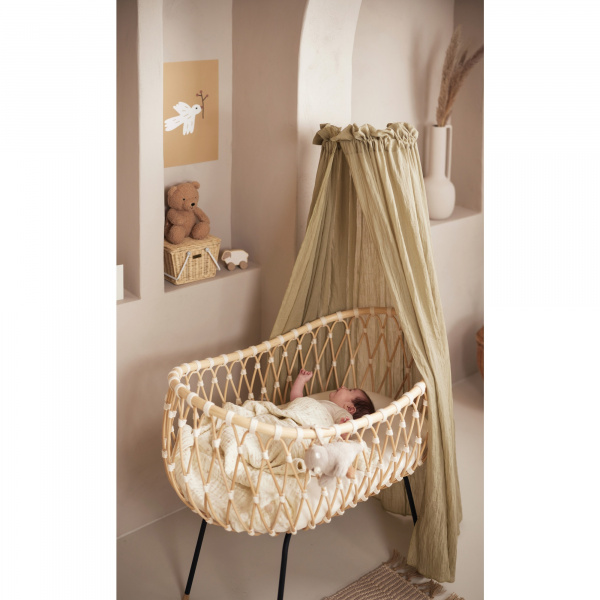 Flèche de lit pour ciel de lit 155 cm en fixation par clip white Jollein