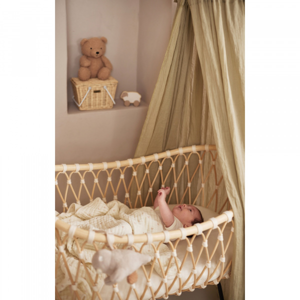 Flèche de lit pour ciel de lit 155 cm en fixation par clip white Jollein