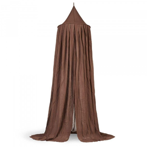 Pack ciel de lit vintage 245 cm olive + flèche de lit messing gold Jollein