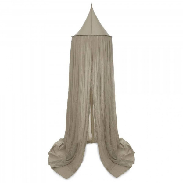 Pack ciel de lit vintage 245 cm olive + flèche de lit messing gold Jollein