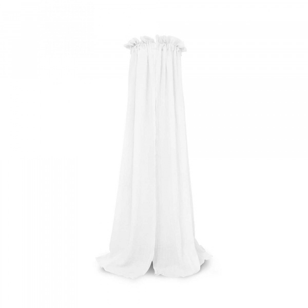 Pack ciel de lit vintage 155 cm rosewood + flèche de lit blanche Jollein