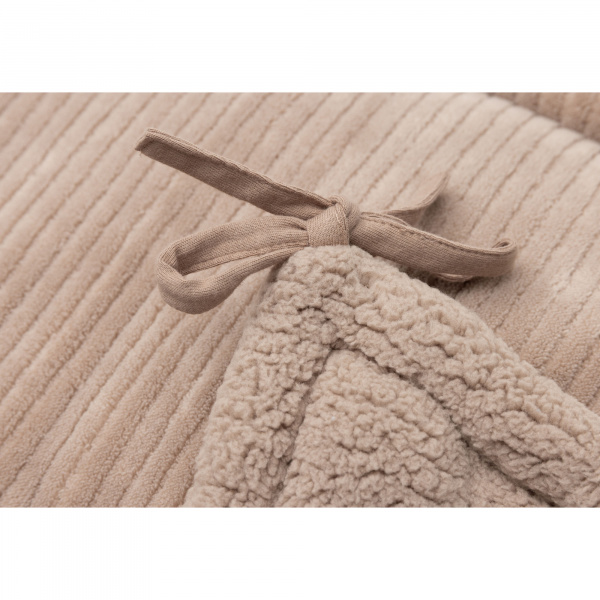 Tour de parc bébé cloudy rib milky coffee Jollein