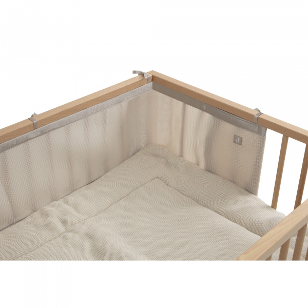 Tour de lit respirant mesh sand Jollein