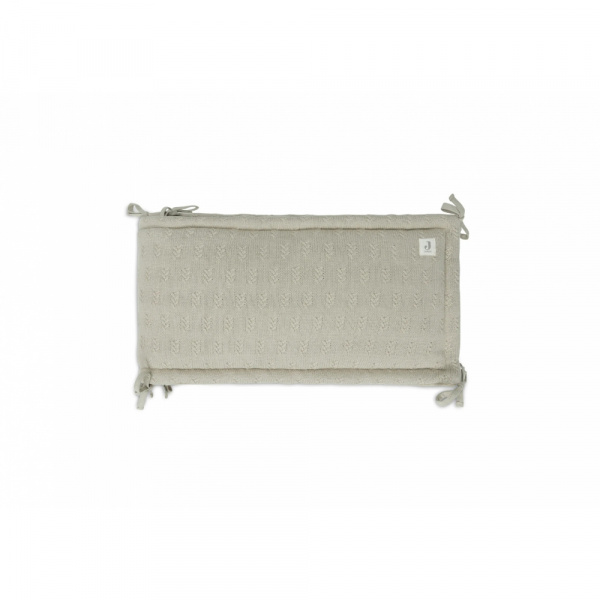 Tour de lit 180 x 30 cm grain knit olive green Jollein