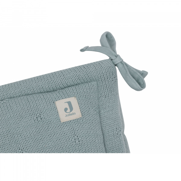 Tour de lit 180 x 30 cm cosy knit sea green Jollein