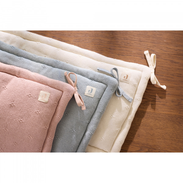 Tour de lit 180 x 30 cm cosy knit sea green Jollein