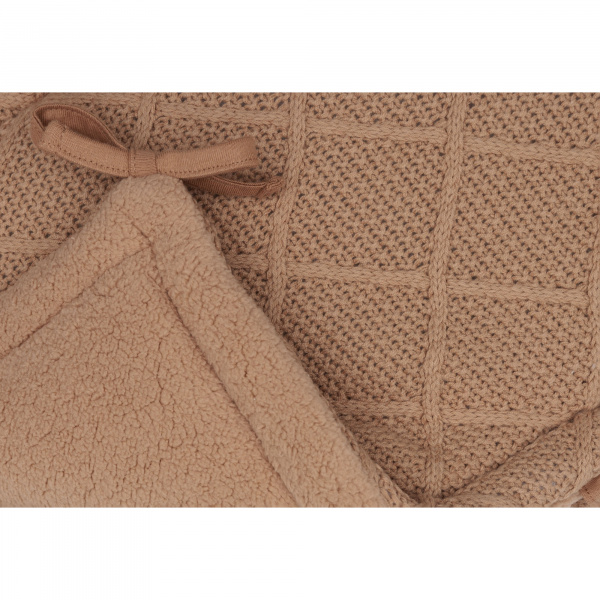 Tour de lit 180 x 30 cm grain knit olive green Jollein